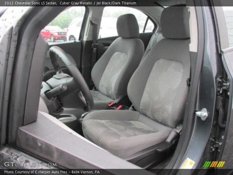 Cyber Gray Metallic / Jet Black/Dark Titanium 2012 Chevrolet Sonic LS Sedan