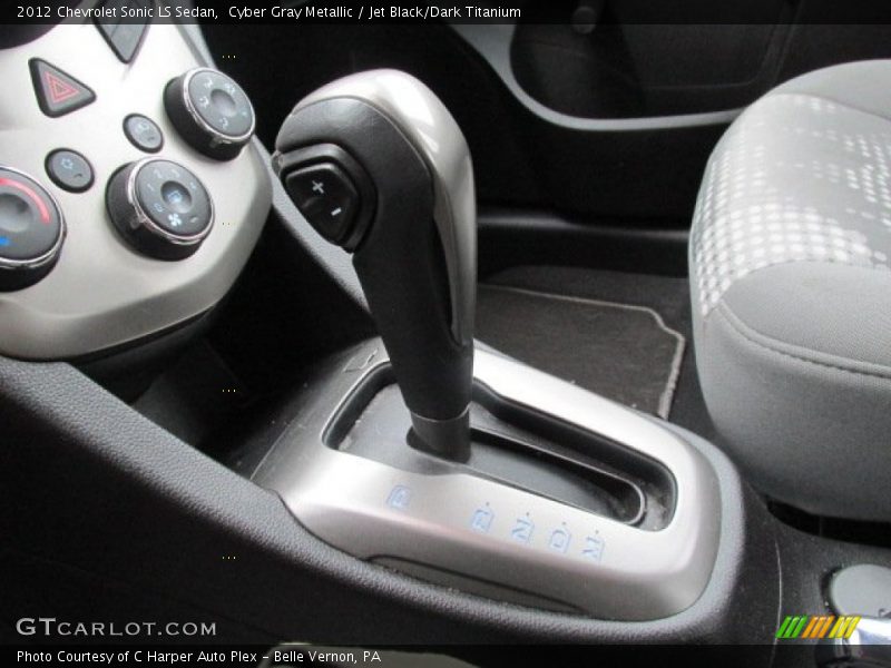 Cyber Gray Metallic / Jet Black/Dark Titanium 2012 Chevrolet Sonic LS Sedan