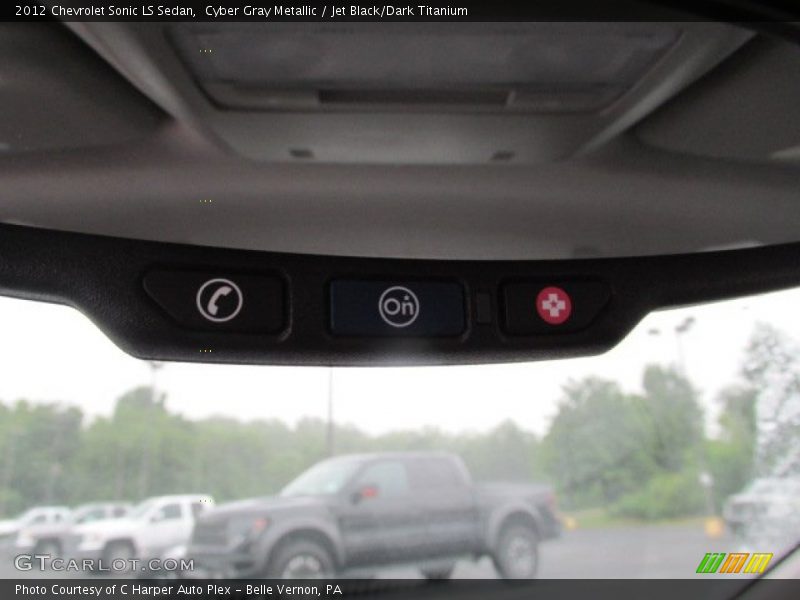 Cyber Gray Metallic / Jet Black/Dark Titanium 2012 Chevrolet Sonic LS Sedan