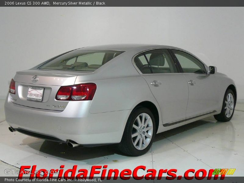 Mercury Silver Metallic / Black 2006 Lexus GS 300 AWD