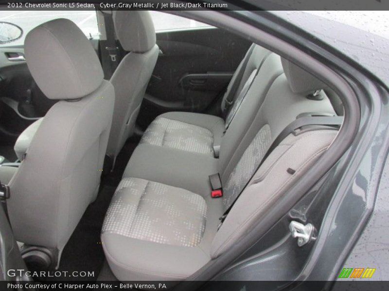 Cyber Gray Metallic / Jet Black/Dark Titanium 2012 Chevrolet Sonic LS Sedan