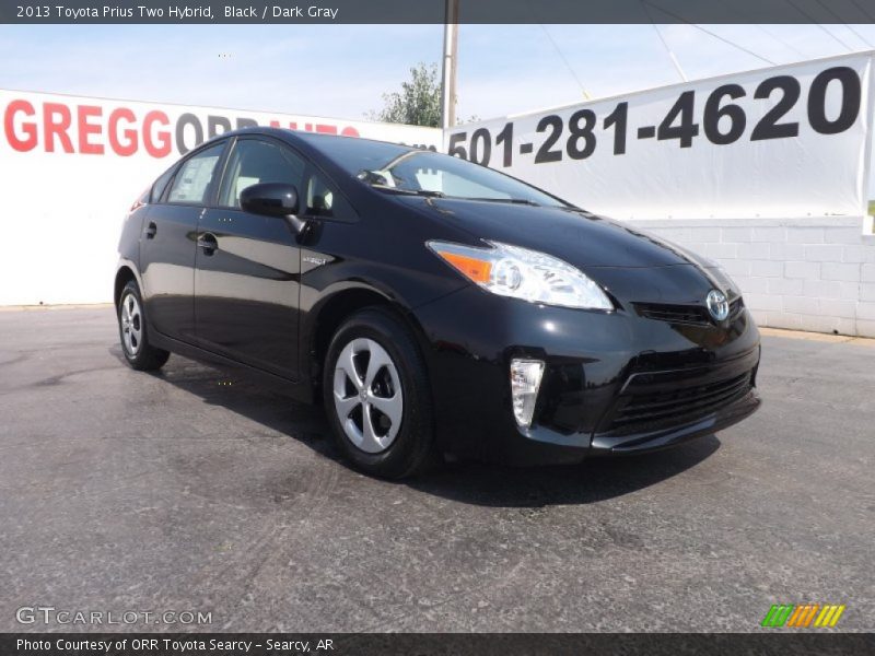 Black / Dark Gray 2013 Toyota Prius Two Hybrid