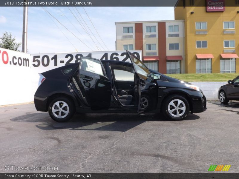 Black / Dark Gray 2013 Toyota Prius Two Hybrid
