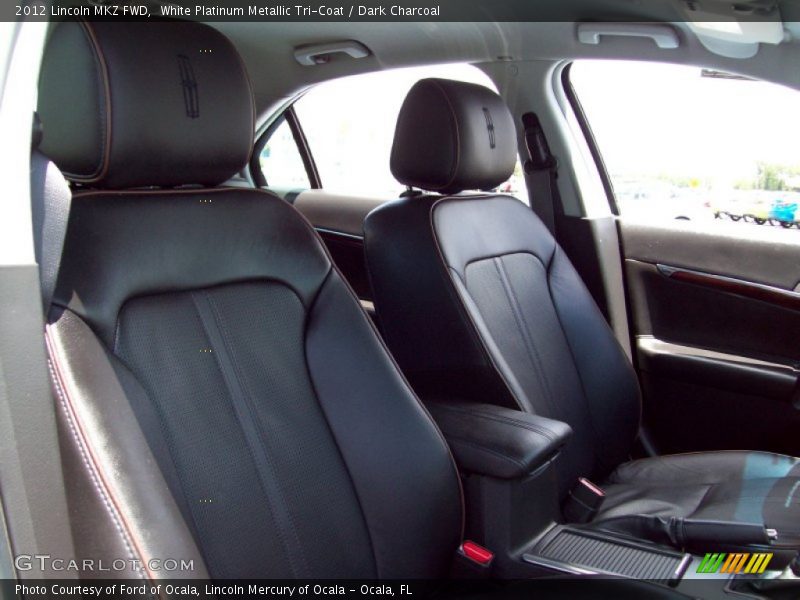 White Platinum Metallic Tri-Coat / Dark Charcoal 2012 Lincoln MKZ FWD