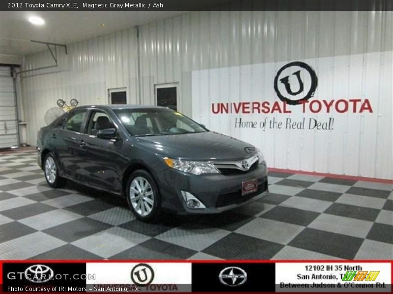 Magnetic Gray Metallic / Ash 2012 Toyota Camry XLE