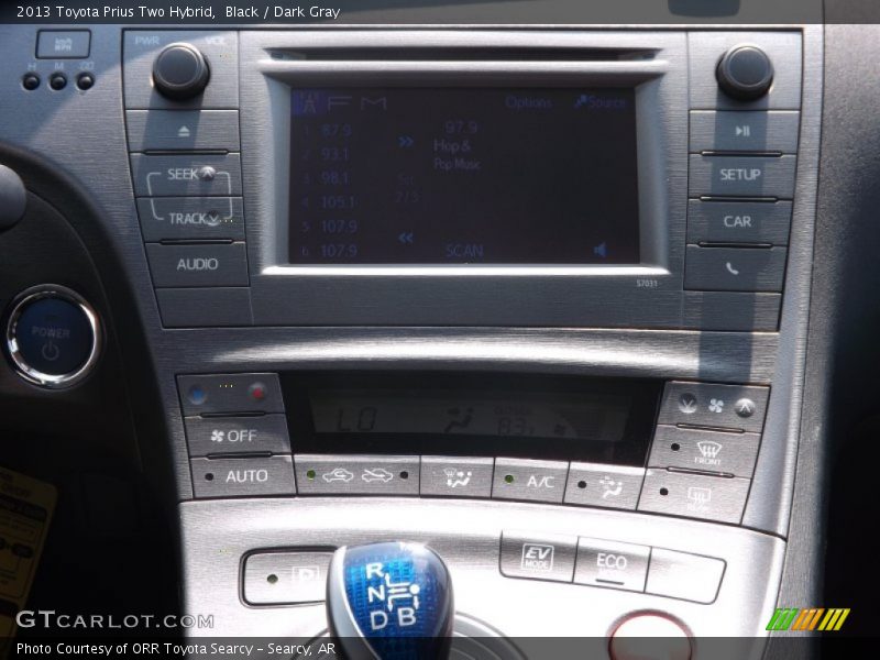 Black / Dark Gray 2013 Toyota Prius Two Hybrid