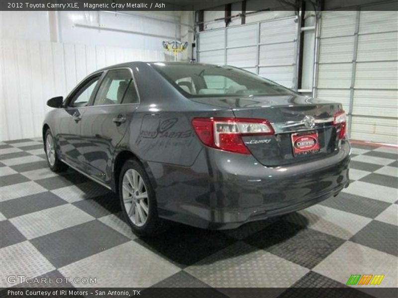 Magnetic Gray Metallic / Ash 2012 Toyota Camry XLE