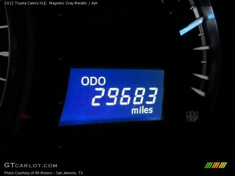 Magnetic Gray Metallic / Ash 2012 Toyota Camry XLE