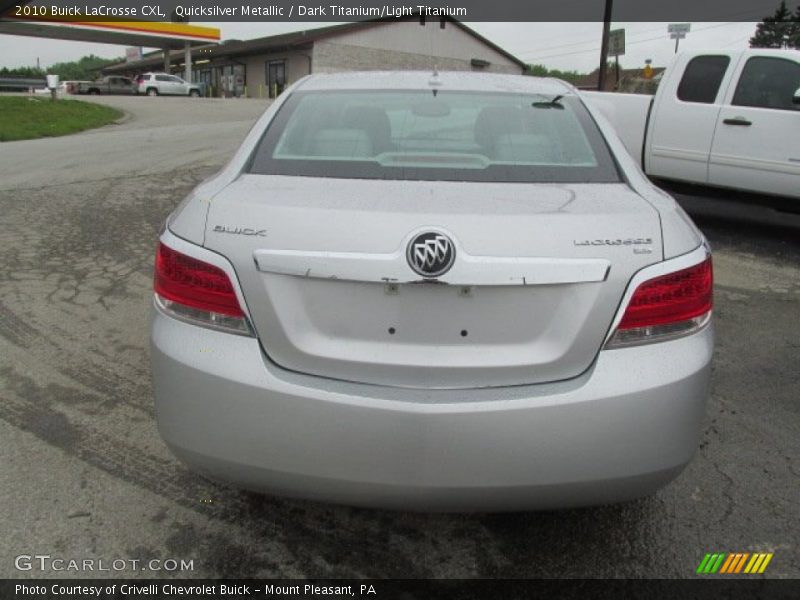 Quicksilver Metallic / Dark Titanium/Light Titanium 2010 Buick LaCrosse CXL