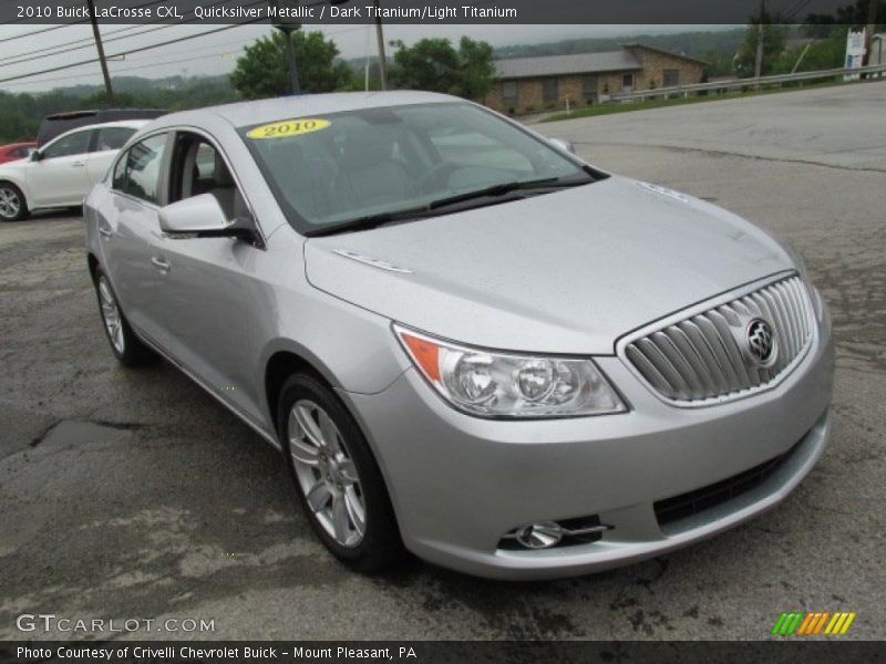 Quicksilver Metallic / Dark Titanium/Light Titanium 2010 Buick LaCrosse CXL