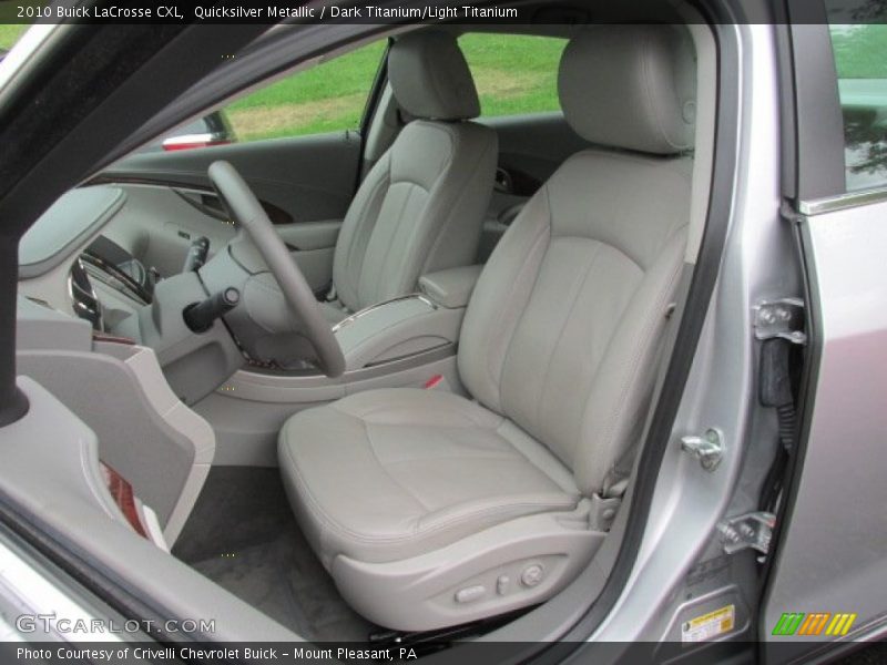 Quicksilver Metallic / Dark Titanium/Light Titanium 2010 Buick LaCrosse CXL