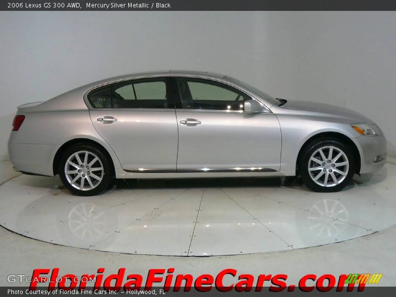Mercury Silver Metallic / Black 2006 Lexus GS 300 AWD
