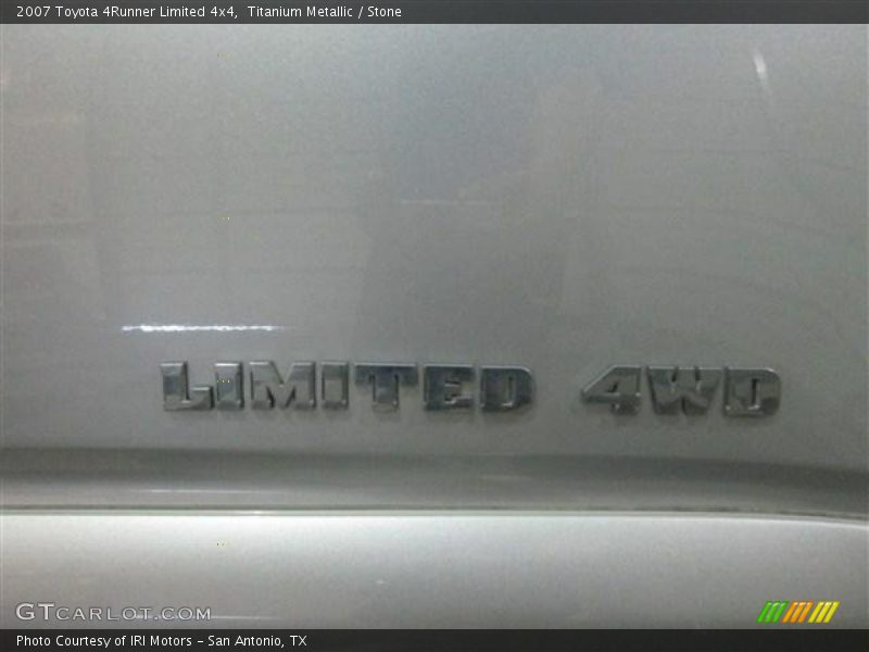Titanium Metallic / Stone 2007 Toyota 4Runner Limited 4x4