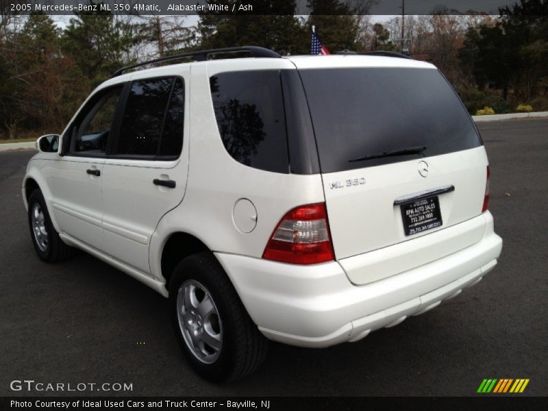 Alabaster White / Ash 2005 Mercedes-Benz ML 350 4Matic