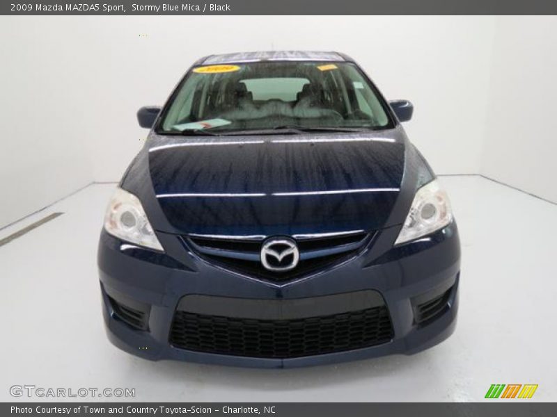 Stormy Blue Mica / Black 2009 Mazda MAZDA5 Sport