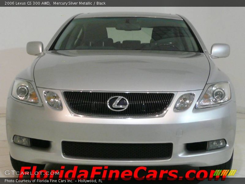 Mercury Silver Metallic / Black 2006 Lexus GS 300 AWD