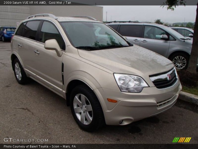 Gold Mist / Tan 2009 Saturn VUE XR V6 AWD