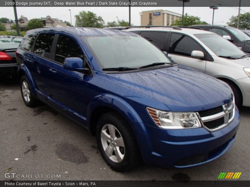 Deep Water Blue Pearl / Dark Slate Gray/Light Graystone 2009 Dodge Journey SXT