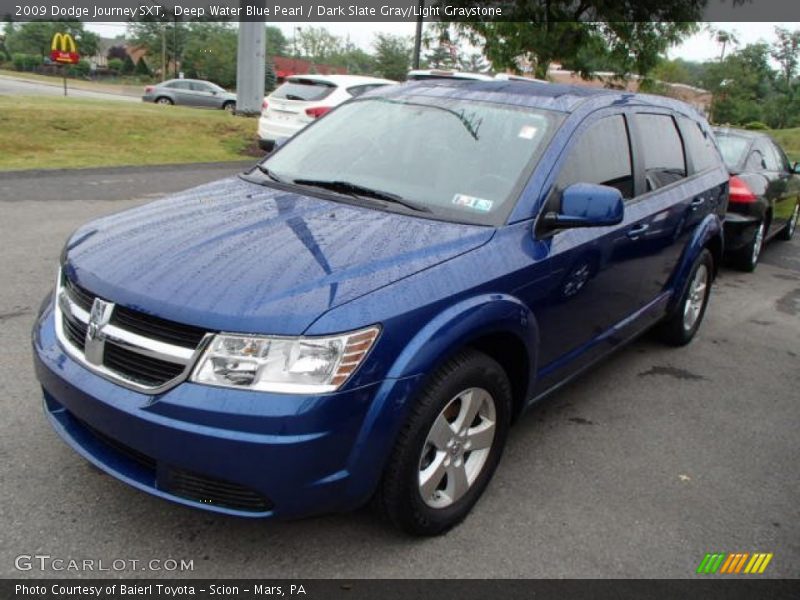 Deep Water Blue Pearl / Dark Slate Gray/Light Graystone 2009 Dodge Journey SXT