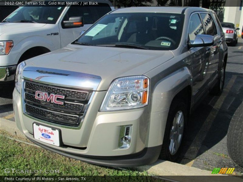Gold Mist Metallic / Jet Black 2012 GMC Terrain SLE