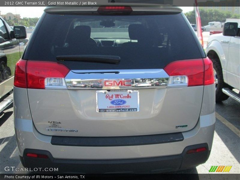 Gold Mist Metallic / Jet Black 2012 GMC Terrain SLE