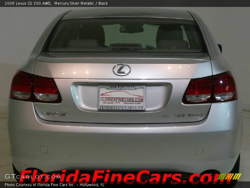 Mercury Silver Metallic / Black 2006 Lexus GS 300 AWD