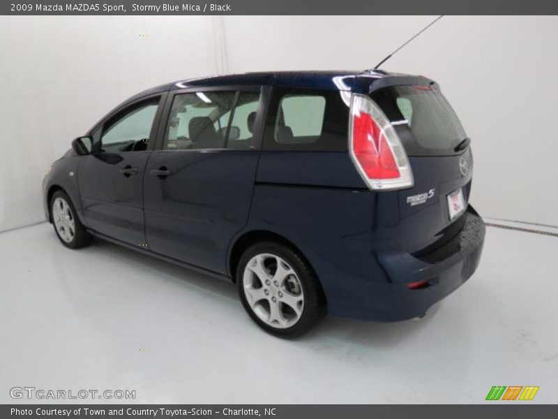 Stormy Blue Mica / Black 2009 Mazda MAZDA5 Sport