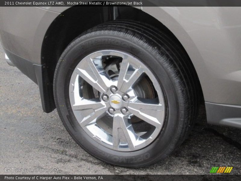 Mocha Steel Metallic / Brownstone/Jet Black 2011 Chevrolet Equinox LTZ AWD