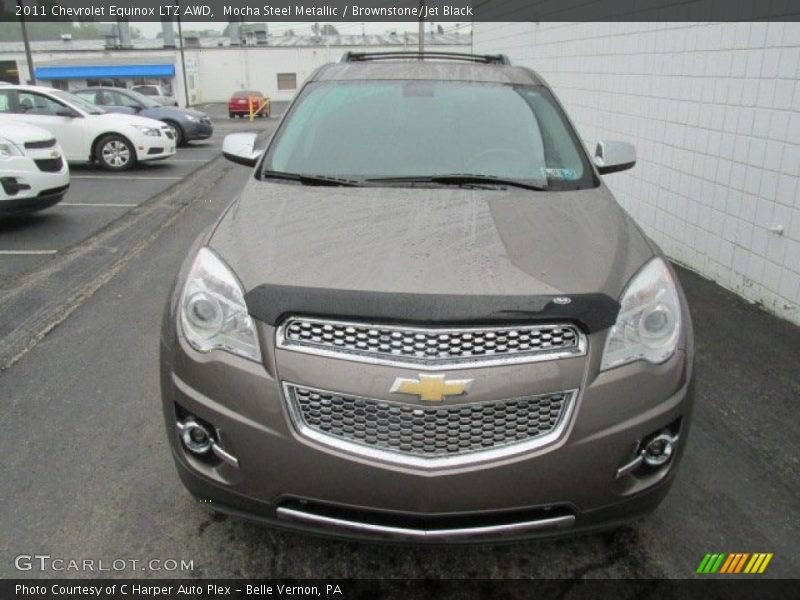 Mocha Steel Metallic / Brownstone/Jet Black 2011 Chevrolet Equinox LTZ AWD