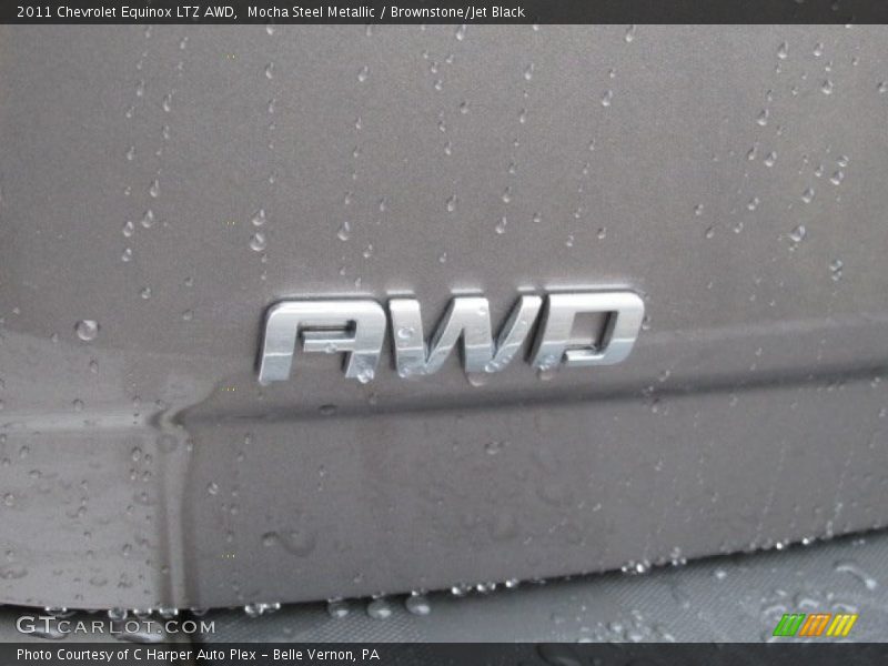 Mocha Steel Metallic / Brownstone/Jet Black 2011 Chevrolet Equinox LTZ AWD