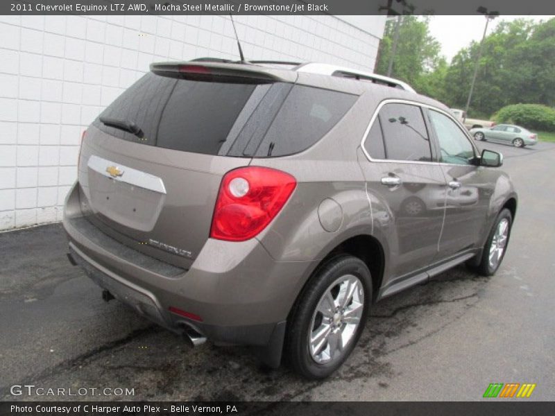 Mocha Steel Metallic / Brownstone/Jet Black 2011 Chevrolet Equinox LTZ AWD
