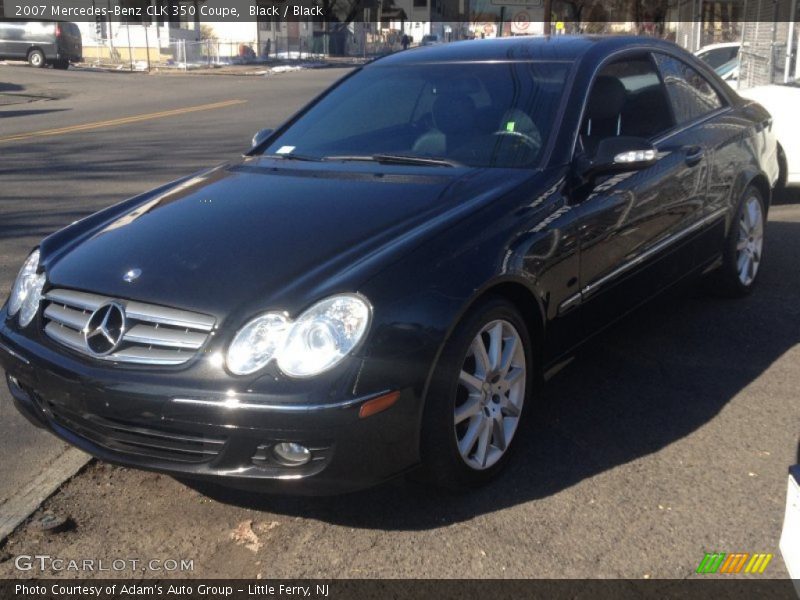 Black / Black 2007 Mercedes-Benz CLK 350 Coupe