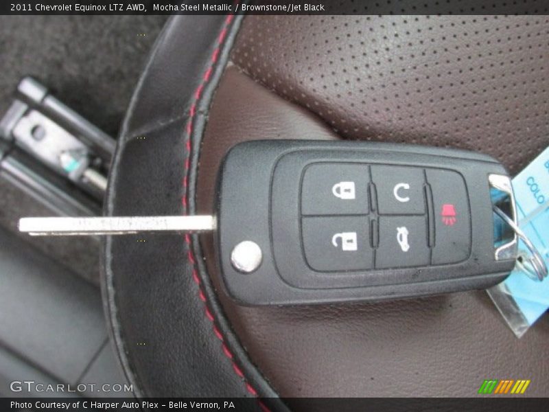 Mocha Steel Metallic / Brownstone/Jet Black 2011 Chevrolet Equinox LTZ AWD