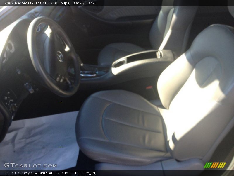 Black / Black 2007 Mercedes-Benz CLK 350 Coupe