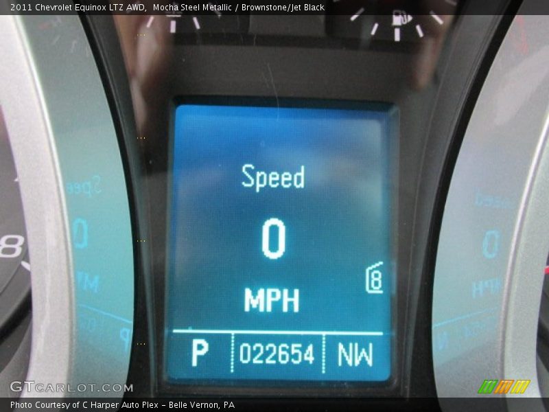 Mocha Steel Metallic / Brownstone/Jet Black 2011 Chevrolet Equinox LTZ AWD