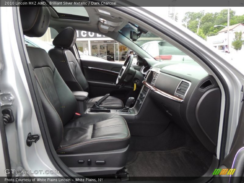 Brilliant Silver Metallic / Dark Charcoal 2010 Lincoln MKZ AWD