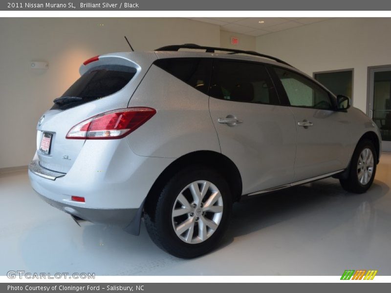 Brilliant Silver / Black 2011 Nissan Murano SL