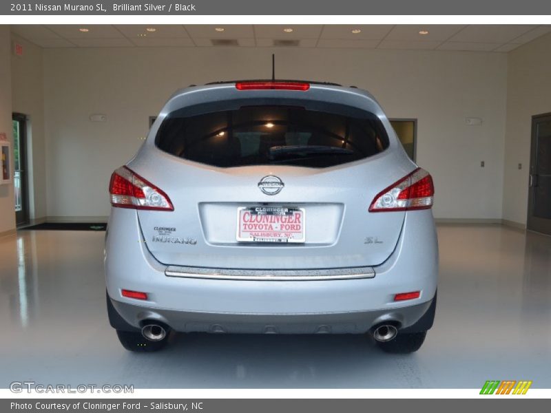 Brilliant Silver / Black 2011 Nissan Murano SL