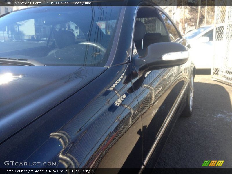 Black / Black 2007 Mercedes-Benz CLK 350 Coupe