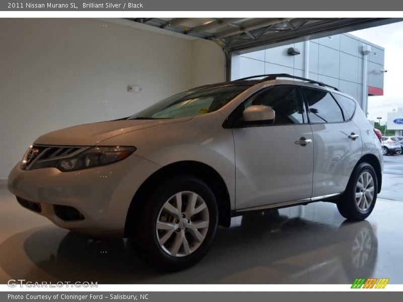 Brilliant Silver / Black 2011 Nissan Murano SL