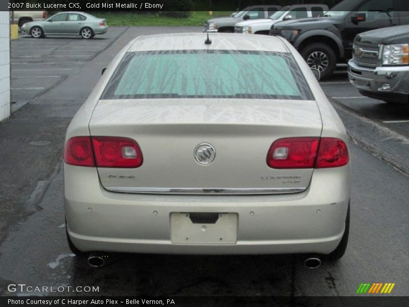 Gold Mist Metallic / Ebony 2007 Buick Lucerne CXS