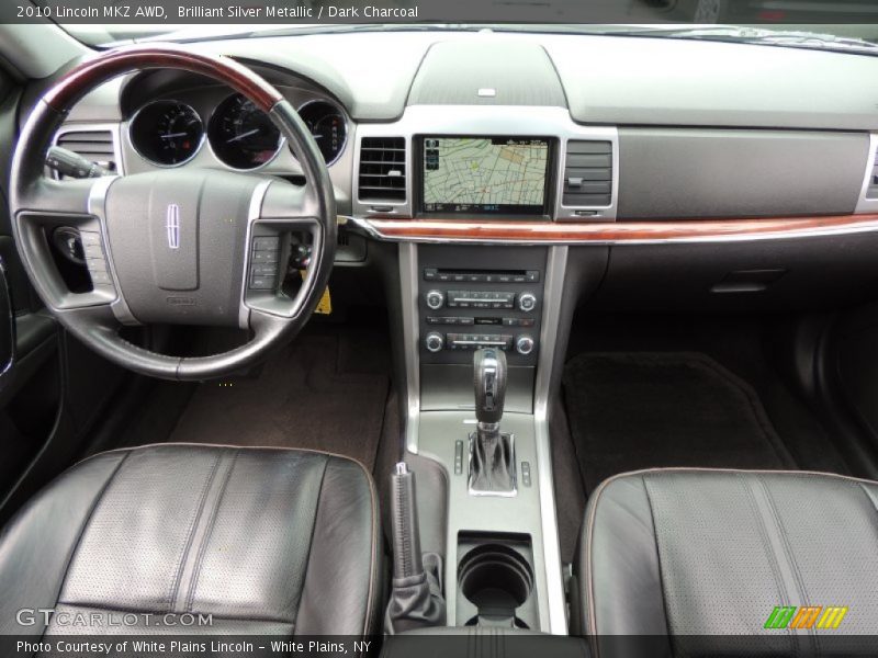 Brilliant Silver Metallic / Dark Charcoal 2010 Lincoln MKZ AWD