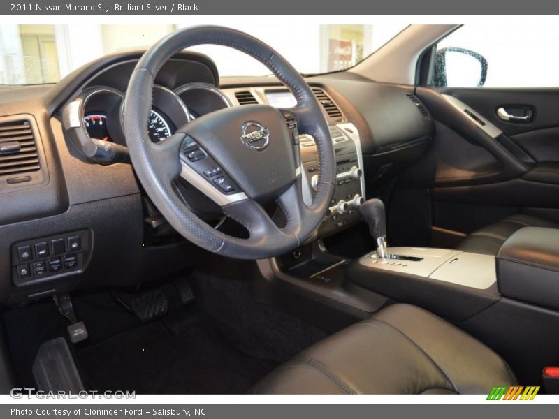 Brilliant Silver / Black 2011 Nissan Murano SL