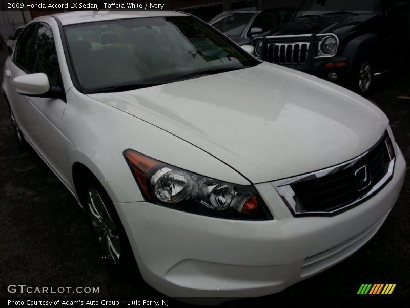 Taffeta White / Ivory 2009 Honda Accord LX Sedan