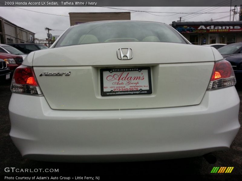 Taffeta White / Ivory 2009 Honda Accord LX Sedan