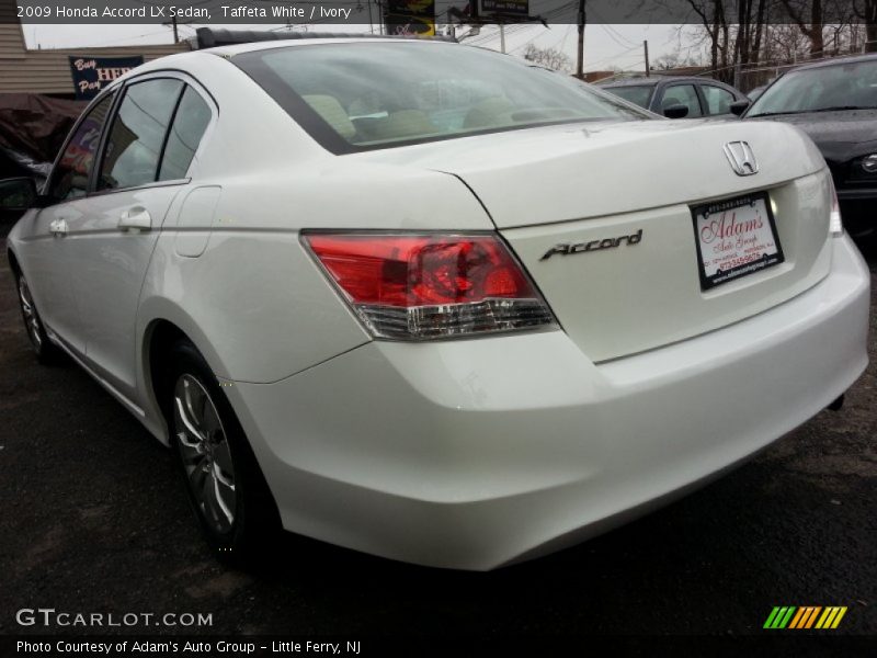 Taffeta White / Ivory 2009 Honda Accord LX Sedan