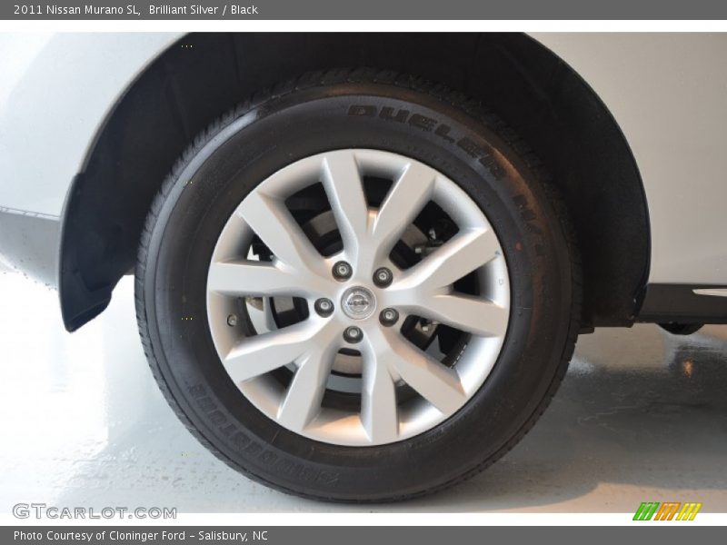 Brilliant Silver / Black 2011 Nissan Murano SL