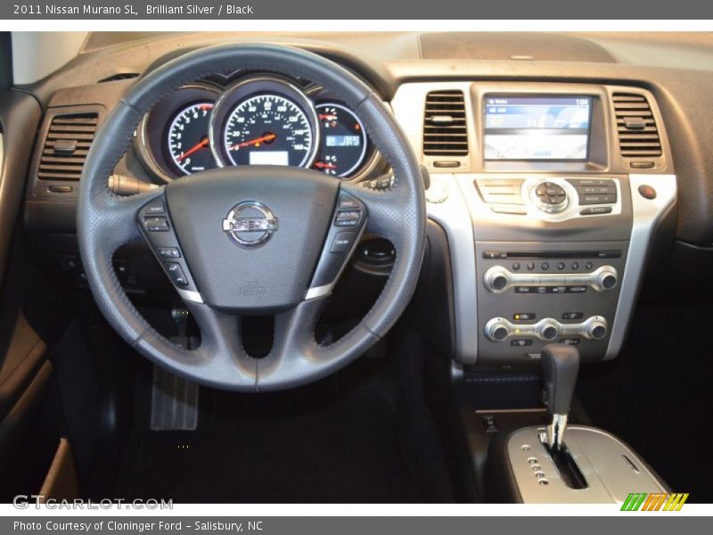 Brilliant Silver / Black 2011 Nissan Murano SL
