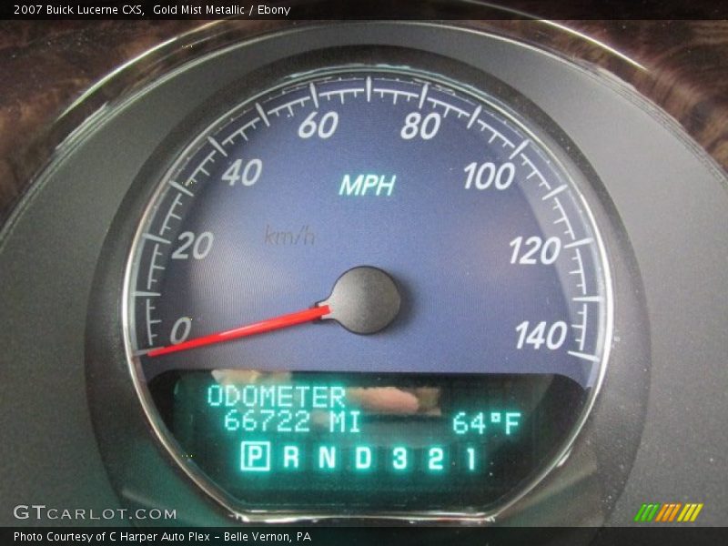 Gold Mist Metallic / Ebony 2007 Buick Lucerne CXS