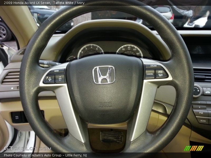 Taffeta White / Ivory 2009 Honda Accord LX Sedan